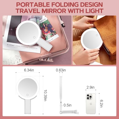 MIYADIVA 20X Desk Mirror£¦30X Handheld Mirror