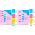 Patchology "All the Feels Sheet Masks - Hydrating Face Masks for dry skin and blotchy redness. Facial Sheet Mask Skincare Treatment to reduce puffiness, redness and wrinkles (3 Piece Set) (Pack of 2)