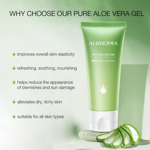 All Purpose Aloe Vera Gels Set - 3 Pieces - 2 x Hydrating 200g Aloe Vera Gel and 114g Aloe Vera Gel