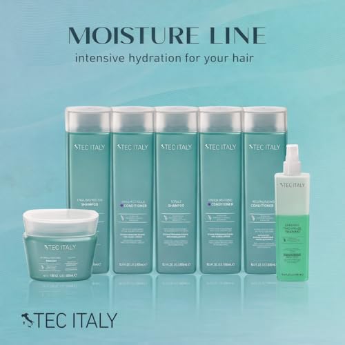 Tec Italy Due Faccetta Giorno per Giorno Two-Phase Leave-In Treatment 300 ml, for Damaged Hair, Restores Moisture, Softens & Improves Manageability, 10.14fl oz (300 ml) | Moisturizing, Damaged Hair, Softens