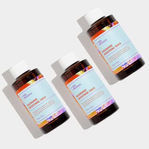 Good Molecules Niacinamide Brightening Toner Pack 3 ? 120 ml / 4 fl oz Each | Facial Toner with Niacinamide & Arbutin for Even-Looking Skin