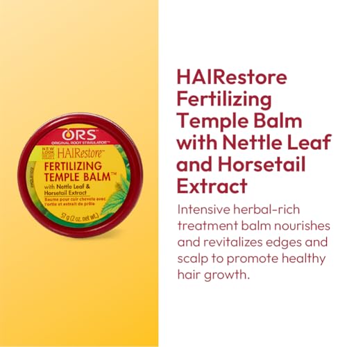 ORS HAIRestore Fertilizing Temple Balm with Nettle Leaf and Horsetail Extract 2 Ounces (Pack of 2)