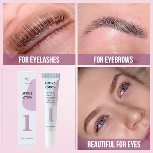 PERMANIA Lifting and Setting Lotion, 10 ml Tube Design Salon Grade for Korean Lash Lift and Brow Lamination Beauty Treatments (only lifting and setting lotion)