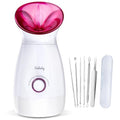 Facial Steamer Large 3-in-1, Towel Warmer & Humidifier Mode, Nano-Ionic Face Steamer with Skin Care Tools, Facial Pores Deep Cleaning, Warm Mist Home Sauna Spa for Women, Birthday Gifts