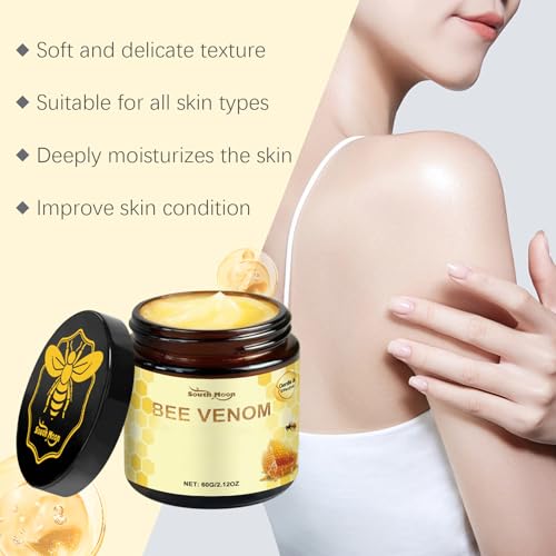 South Moon Bee Venom Comprehensive Cream - Hydrating Moisturizing Cream for Smooth & Soft Skin, Gentle Daily Skin Care with Bee Venom, Deep Nourishment for Dry Skin, 4.24 oz