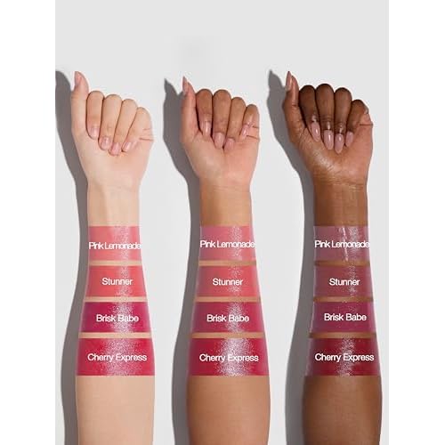 SHEGLAM Glass Glow Blush Stick Cream for Cheek and Lip, Waterproof Hydrating Tinted Solid Moisturizer Blendable Natural Grow Nude Face Blush Makeup-Pink Lemonade