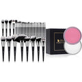 DUcare Professional Makeup Brush Set+Makeup Brush Solid Soap Cleanser
