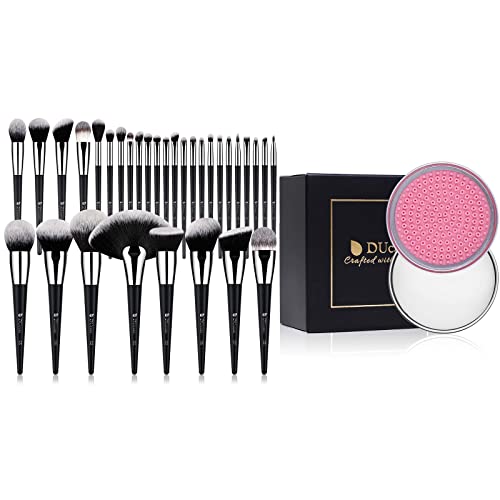 DUcare Professional Makeup Brush Set+Makeup Brush Solid Soap Cleanser