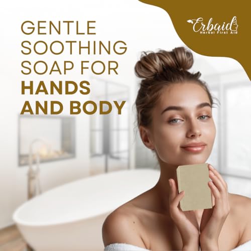 Cactus Honey & Oats Goat's Milk Soap Bar 4 oz ? Natural Bar Soap for Women, Men, Kids, Itchy Skin, Eczema, Psoriasis, Rash, Sunburn Skincare ? Calming Colloidal Oatmeal Face Cleanser & Body Wash