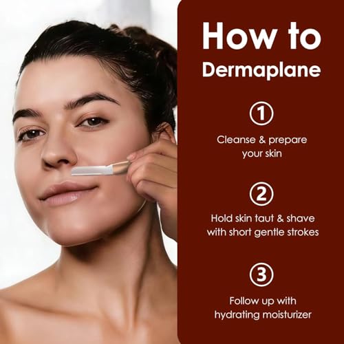 Dermaplane Razor Refill Blades, Microblades for Face, | 12 count | No Handle | Only fit THURLADY Dermaplane Razor