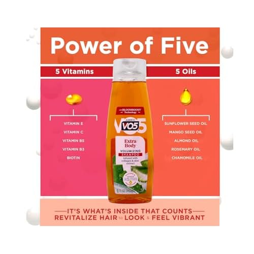 Alberto V05 Extra Body Volumizing Shampoo, 12.5 Ounces (Pack of 2)