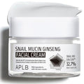APLB Snail Mucin Ginseng Facial Cream | SNAIL MU GIN CEN¢â 32.7% 1.86 FL.OZ/Korean Skincare, Wrinkle care, Pore care, Improve elasticity for firm skin