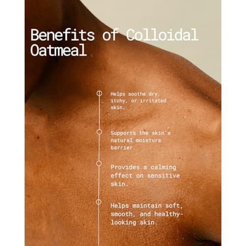Shea Organics Colloidal Oatmeal Powder | Gentle Soothing Bath Treatment for Sensitive Skin | Natural Oat Bath for Babies & Adults | Ideal for DIY Skincare & Soap Making | 32 oz Pack of 1