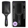 ERGO Ionic Paddle Hair Brush ? Large Polishing Brush for Long-Lasting Shine, Detangling Brush for Wet & Dry Hair Care, Hair Styling Tool for Blow Drying (ER1000)