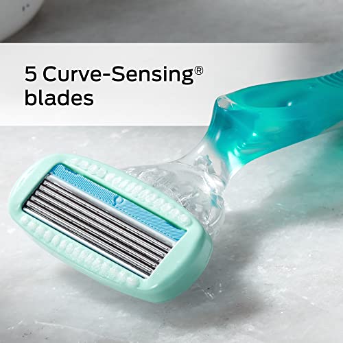 Schick Hydro Sensitive Razor for Men ? Razor for Men Sensitive Skin with 17 Razor Blades & Schick Hydro Silk Sensitive Skin Razor for Women With 5 Moisturizing Razor Blade Refills