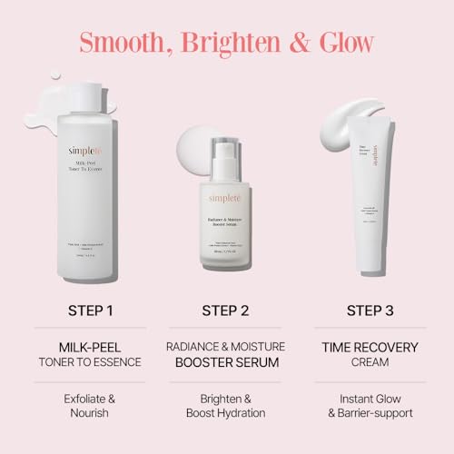 Simplete Face Cream Moisturizer Skin - Night and Day Hydrating Lotion, Time Intense Age Recovery, Redness and Oil Control, Gentle Care for Dry, for Sensitive Skin, Anti-Aging Formula 35ml
