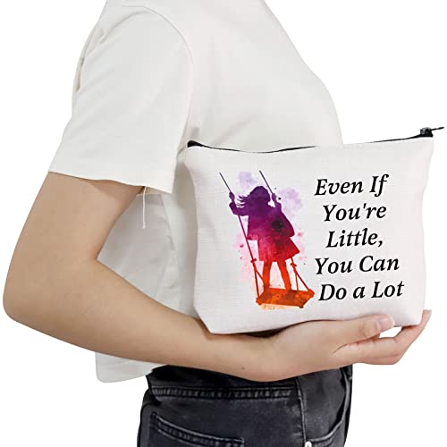 POFULL Musical Inspired Gift Musical Lover Gift Even If You're Little You Can Do a Lot Cosmetic Bag (Little Can Do a Lot)