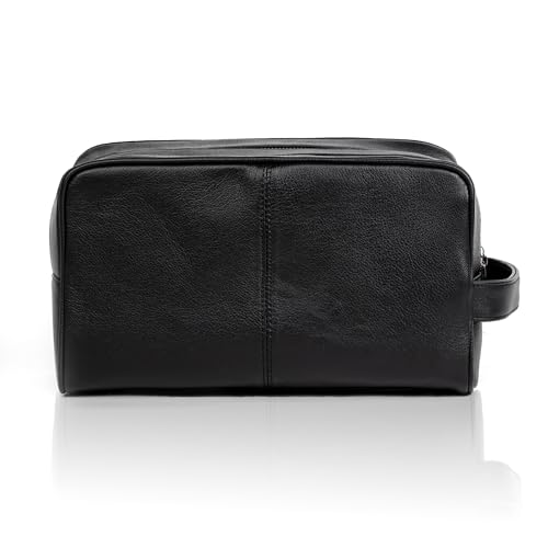 Toiletry Bag for Men - Leather Toiletry Bag for Men - Mens Toiletry Travel Bag -Travel Bag for Toiletries