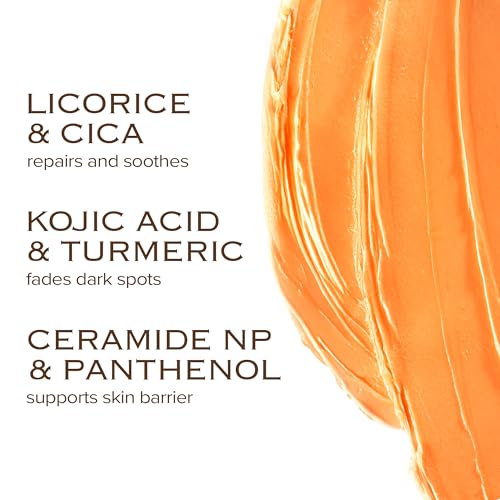 KOJIC ACID TURMERIC CLEANSING CR?ME | Balm to Oil Cleanser | Makeup Remover Cleansing Cream | No Eye Stinging | Helps Even Tone & Fade Hyperpigmentation w/Consistent Use 100ml / 3.38 Fl Oz