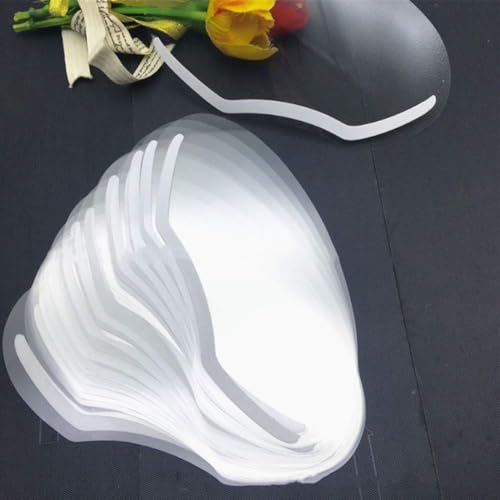 EBANKU 50 Pcs Microblading Shower Face Shields Visors, Disposable Face Shields Masks Makeup Eye Shield for Hairspray Salon Supplies and Eyelash Extensions Eye Eyelid Surgery Aftercare