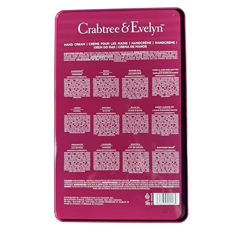 Crabtree & Evelyn This is a 12-piece gift set of hand creams from the brand