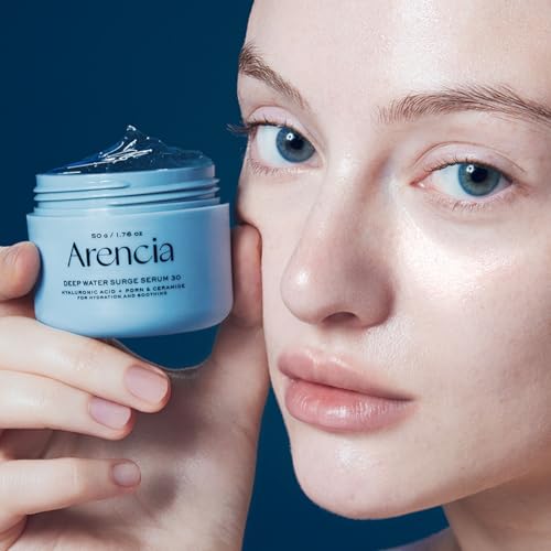 Arencia PDRN Intensive Hydration Overnight Serum - Cica PDRN + Hyaluronic Acid + Ceramide, Smooths fine line for plump glass skin, Korean Skincare 50g 1.76 oz (Pack of 2)