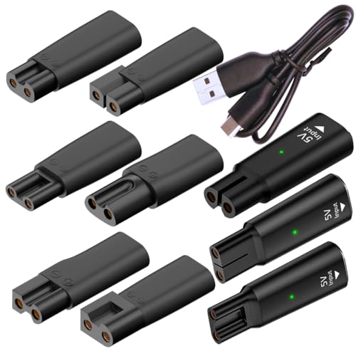 10PCS USB C Power Cord Replacement Charger USB Adapter Compatible with a Variety of Electric Hair Clippers, Beard Trimmers, Shavers, Desk Lamps,Purifiers, HQ8505 Charging Cable