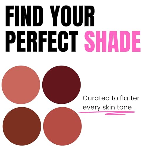 Matte Liquid Lipstick Long Lasting Waterproof Lip Color Rich Pigment Kiss Proof Non Sticky Lip Stain Quick Dry Full Coverage Lip Makeup for Bold Lips 90s Style, 90¡¯s