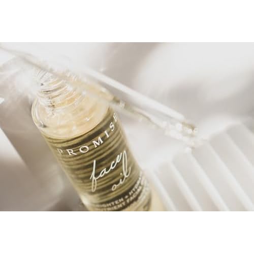 Promise Face Oil, Brighten + Hydrate, Nutrient Rich, Pregnancy Skincare, Dual Serum, Ultra-Clean, Vitamin C + Apricot Oil + Hyaluronic Acid + Vitamin E, All Active Ingredients, No Fillers, Organic