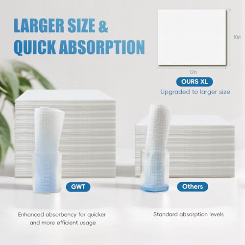 GWT Disposable Face Towels,10"¡¿12" Face Towelette Disposable,Thicken Facial Towels for Women Sensitive Skin,Soft Makeup Remover Dry Wipes, 50 Ct, 1 Pack