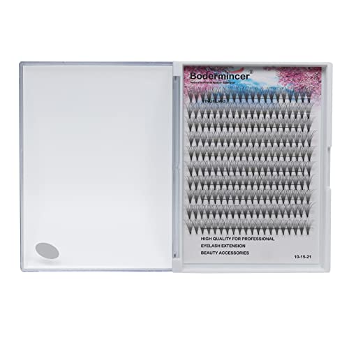 Bodermincer 10D 0.07D 200pcs Premade Fans Eyelash Extensions Premade Lash Extensions Fans Premade Volume Eyelash Extensions Premade Volume Fans (12mm)