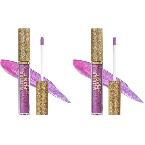 L.A. Girl Glitter Magic Shimmer Shifting Lip Color, Rockette GLC890 (Pack of 2)