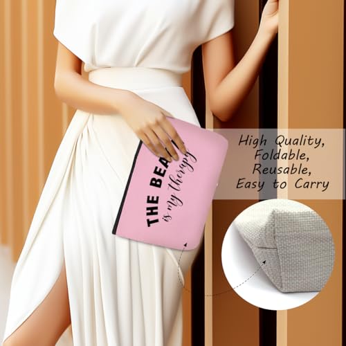 4PCS Beach Vacation Essentials Makeup Bag, Cute Cosmetic Bags for Women, Beach Accessories Travel Toiletry Bag Girls Trip Weekend Gifts for Women Besties Mom Summer Vacation Christmas Mothers Day
