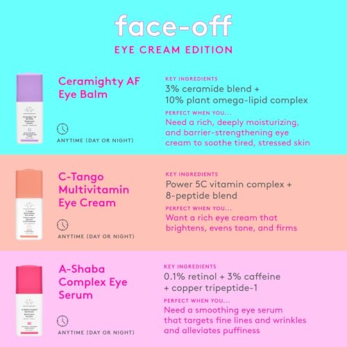 Drunk Elephant Ceramighty AF Eye Balm - Moisturizing Eye Cream - Clean Clinical Skincare