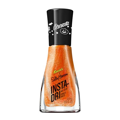 Sally Hansen Insta-Dri Reese's Nail Polish | Quick Dry, Long Lasting, Streak-Free Shine | Opaque, Shimmery | 737 REESE¡¯S Candy | Burnt Orange Nail Color