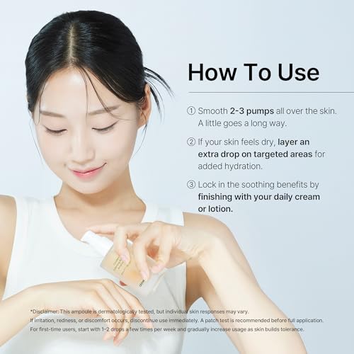 Cicatea Calming Repair Serum, Centella Ampoule, Soothing Moisturizing Serum with Panthenol for Sensitive Skin, Korean Skin Care (1.69 Fl Oz / 50ml)