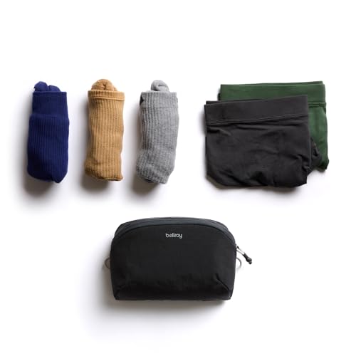 Bellroy Lite Packing Pouch 2L (organizer packing cube for travel near and far) - Black