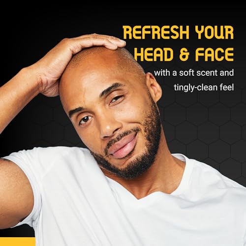 Bee Bald 2-Pack with CLEAN Hydrating Facial Cleanser, HEAL Post-Shave Healing Balm