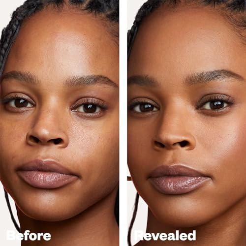 Kosas Revealer Liquid Foundation SPF 25 ? Medium Buildable Coverage, Hydrating Natural Glow Finish, Medium Deep Warm 350