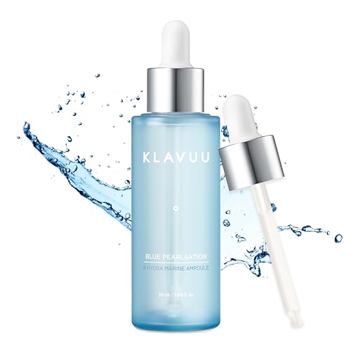 BLUE PEARLSATION 8 Hydra Marine Ampoule - Enriched with Hyaluronic Acid for Dual-Layered Skin Hydration & Panthenol Nourishment - Ideal for Sensitive Skin Types ? 1.69 floz