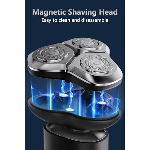 Replacement Blades for Men's 3-Blade Rotary Electric Razor/Shaver