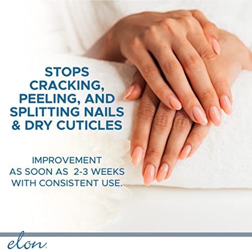 Elon Lanolin-Rich Nail Conditioner ? Strengthens Nails, Protects Cuticles, Dermatologist-Recommended for Brittle & Damaged Nails (10g tube, 3 Pack)