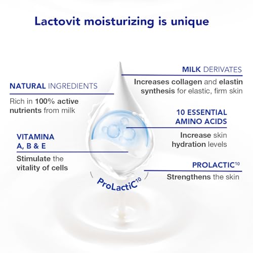 Lactovit | Moisturizing Body Wash | Hydrating Shower Gel | For all Skins | With ProLactiC10, Collagen & Elastin Booster | Smooth & Youthful Skin | Dermatologist Recommended | 3 x 600 ml