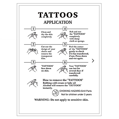 6 Sheets Viking Tattoos Temporary Fake Tattoos For Men Adults Aegishjalmur Helm of Awe Helm of Terror Icelandic Magical Staves Temporary Fake Tattoo For Women Neck Chest For Woman