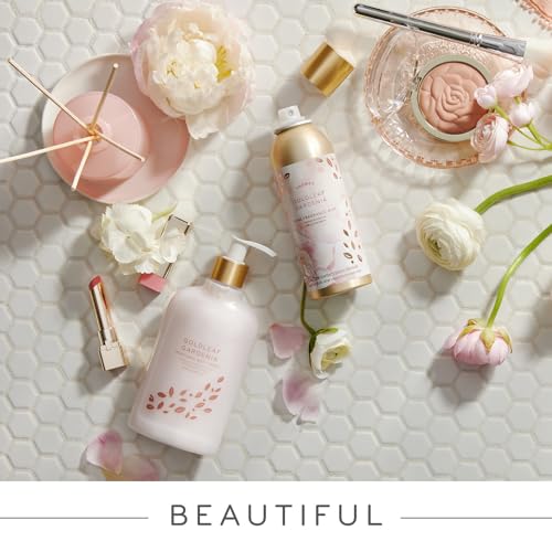 Thymes Goldleaf Gardenia Perfumed Body Cr?me - Moisturizing Body Cream - Shea Butter Body Lotion with Aloe Vera & Honey for Skin Care Routine - Body and Hand Lotion for Women & Men (9.25 fl oz)