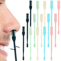 15 Pack Manual Noses Hair Trimmer, 2-in-1 Nasal Hair Cutter, Noses Hair'sRemover for Women & Men, Nasal Hairs Trimming Tool with Cleaning Brush Nose Hair Cutter