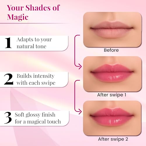 Kleancolor Lipracadabra Color Changing Lip Gloss 2 Pack ? pH Activated Clear Gloss Reveals a Custom Pink Tint ? Lightweight, Non-Sticky Shine ? Candy Scented (2 Pack)
