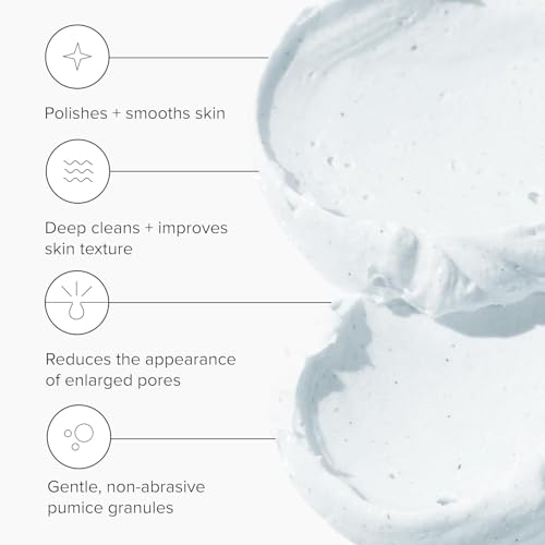 DRMTLGY Microdermabrasion Facial Scrub and Face Mask. Non-Abrasive Face Exfoliator Improves Acne Scars, Blackheads, Pore Size, and Skin Texture (2 oz (Pack of 2))