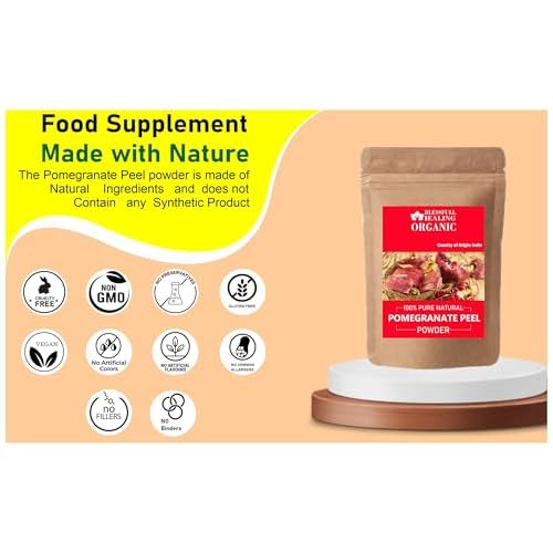 Organic Pomegranate Peel Powder 100% Pure Natural 100 Gram / 3.52 oz
