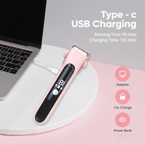 Bikini Trimmer for Women,2 in 1 Dual Head Bikini Shaver & Body Shaver,Cordless & Waterproof Electric Bikini Trimmer for Women, Painless Hair Removal with Silky Glow Finish,New Beige